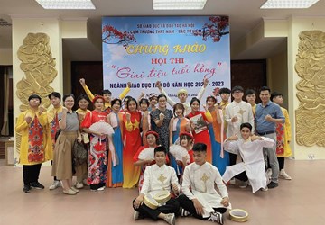 Trường THPT Trần Thánh Tông tham dự hội thi giai điệu tuổi hồng