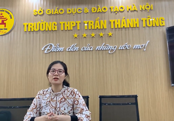 Cô Nguyễn Thu Hằng giáo viên môn toán tại trường chia sẻ về kỹ năng học tập hiệu quả môn Toán