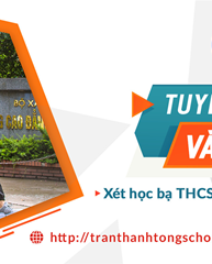 THÔNG TIN TUYỂN SINH VÀO LỚP 10 NĂM HỌC 2024 - 2025