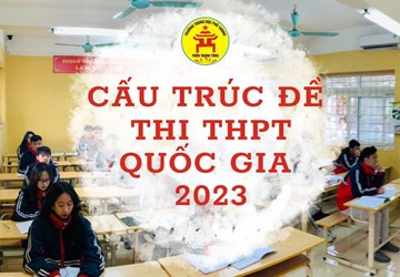 Cấu trúc đề thi THPT Quốc gia 2023