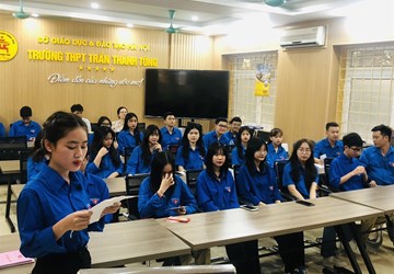 Lễ kết nạp đoàn viên mới 2023