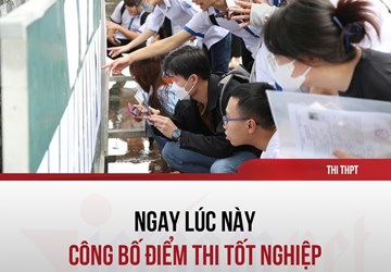 Chính thức công bố điểm thi tốt nghiệp THPT năm 2023