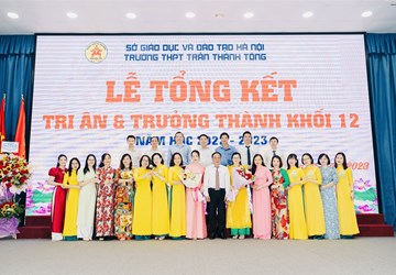 Lễ tổng kết x Tri ân và trưởng thành khối 12 năm học 2022-2023
